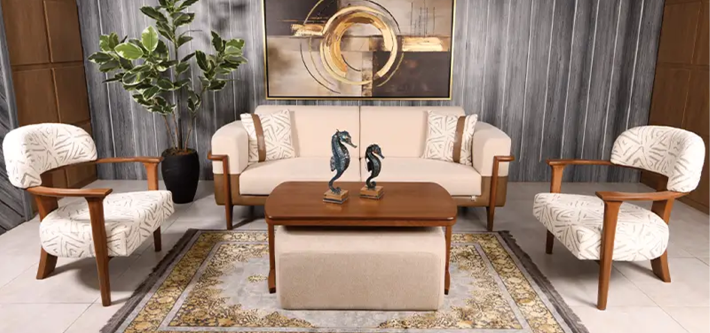 مبل مدرن چوبی